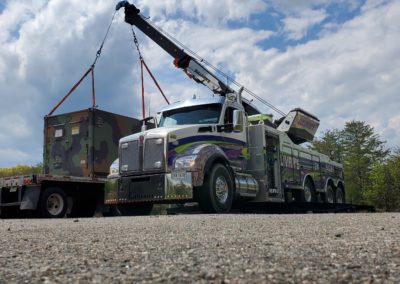 Sullivan's Towing & Recovery tow truck with crane